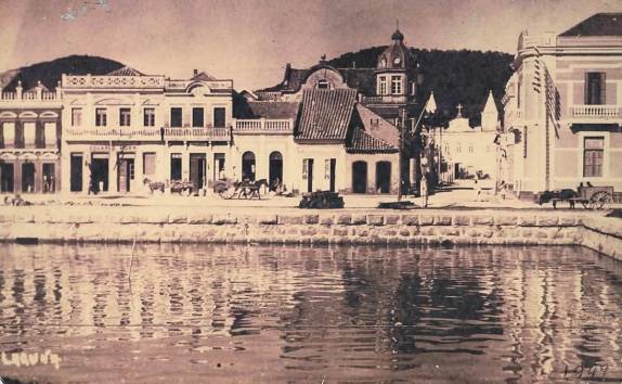 A cidade de Laguna, sul de Santa Catarina, ao final da década de 1840 (foto da Internet)